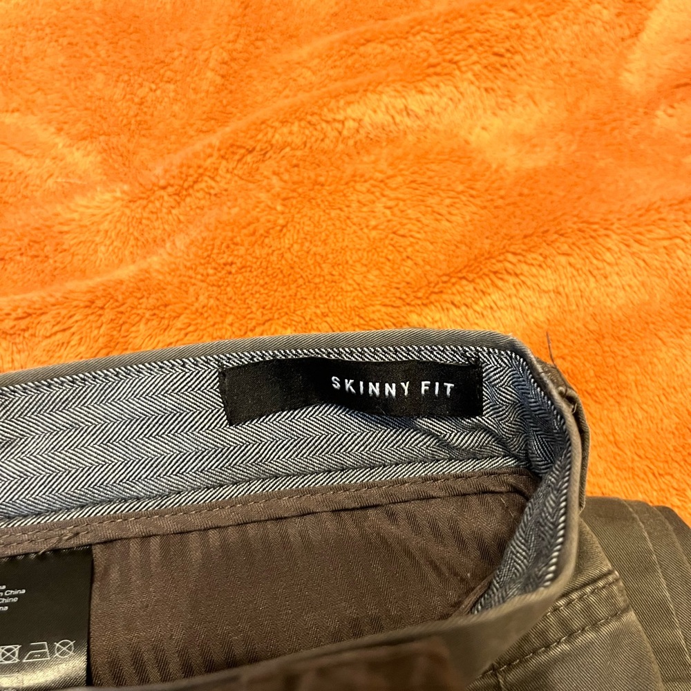 Mens skinny fit chinos 36